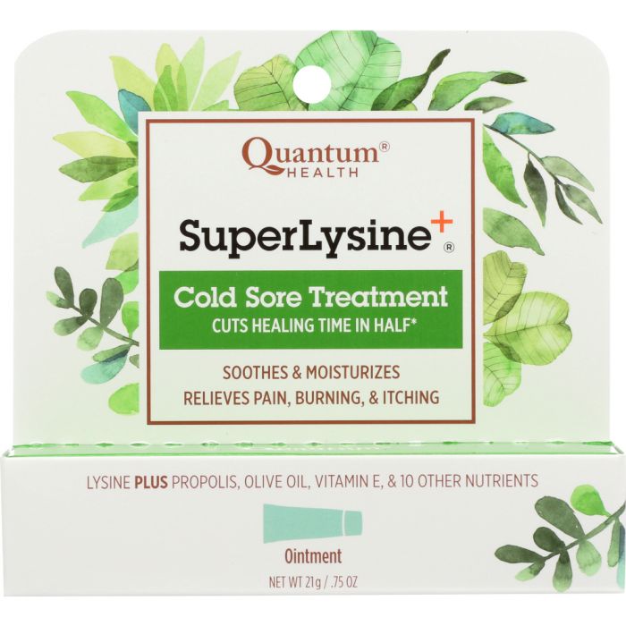 QUANTUM HEALTH: Super Lysine + Cold Sore Treatment, 0.75 oz