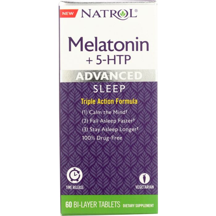 NATROL: Melatonin 5 HTP, 60 tb