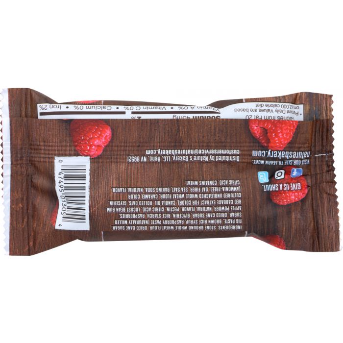 NATURE'S BAKERY: Whole Wheat Fig Bar Raspberry, 2 oz