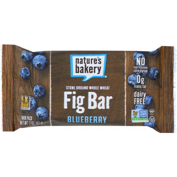 NATURE'S BAKERY: Whole Wheat Blueberry Fig Bar Twin Pack, 2 oz