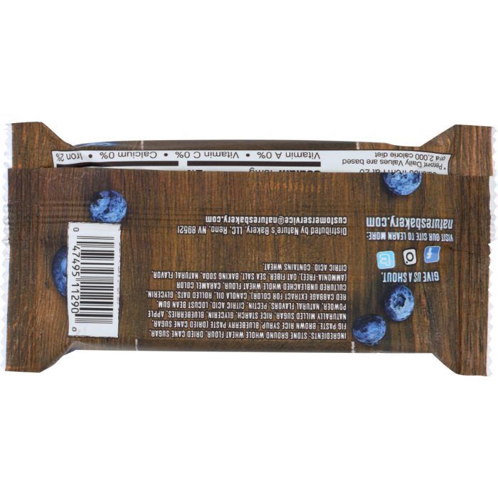 NATURE'S BAKERY: Whole Wheat Blueberry Fig Bar Twin Pack, 2 oz