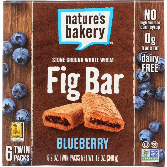 NATURE'S BAKERY: Stone Ground Whole Wheat Blueberry Fig Bar, 12 oz