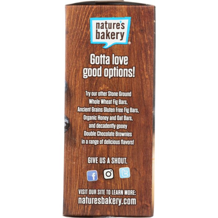 NATURE'S BAKERY: Stone Ground Whole Wheat Blueberry Fig Bar, 12 oz