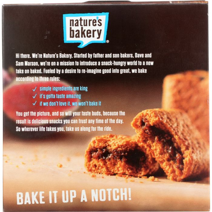 NATURE'S BAKERY: Stone Ground Whole Wheat Fig Bar, 12 oz