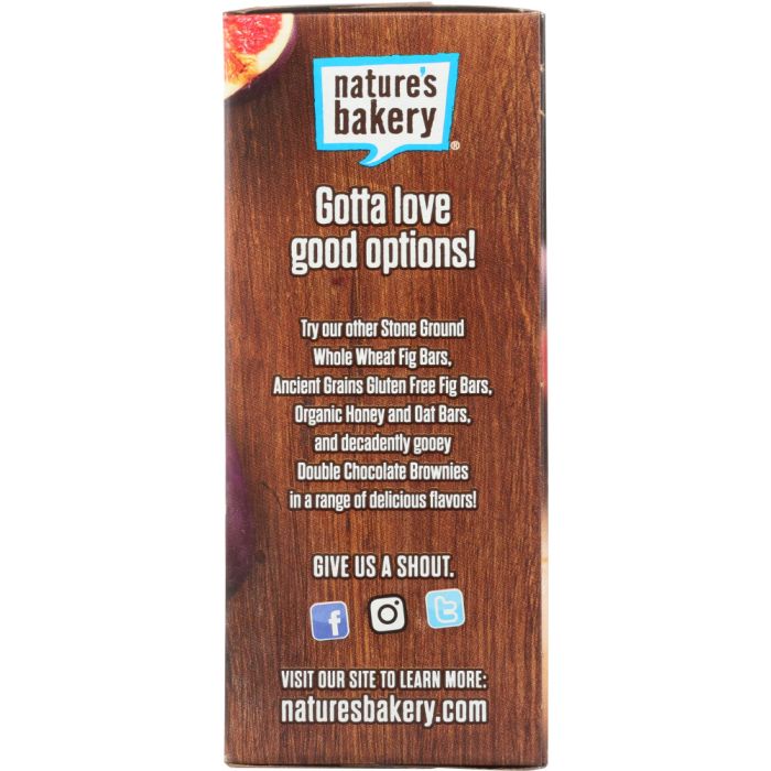 NATURE'S BAKERY: Stone Ground Whole Wheat Fig Bar, 12 oz