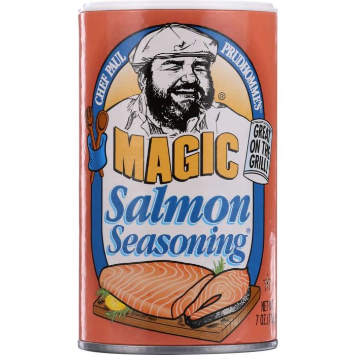 CHEF PAUL PRUDHOMME'S: Magic Salmon Seasoning, 7 Oz