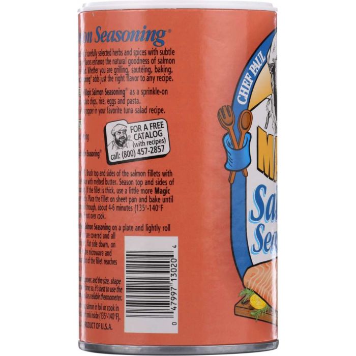 CHEF PAUL PRUDHOMME'S: Magic Salmon Seasoning, 7 Oz