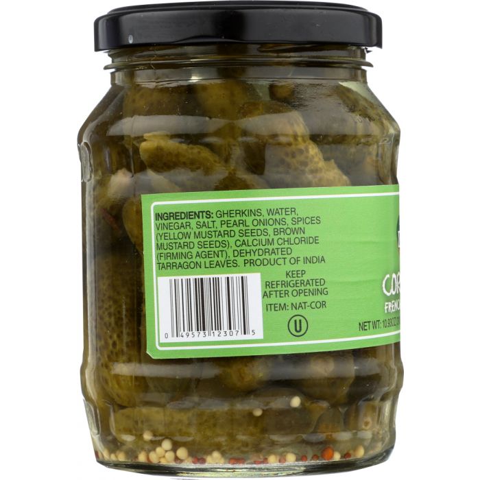 FABRIQUE DELICES: Cornichons French Style Gherkins Glass Jar, 10.93 oz