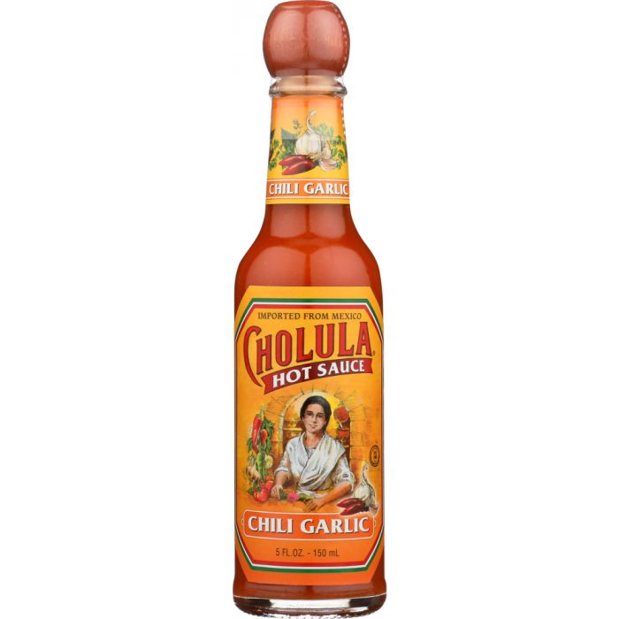 CHOLULA: Chili Garlic Hot Sauce, 5 oz