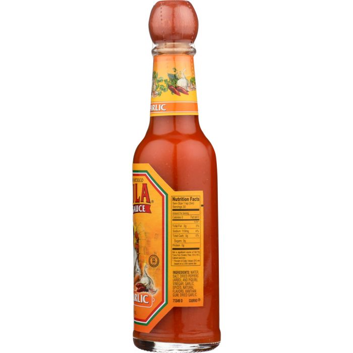 CHOLULA: Chili Garlic Hot Sauce, 5 oz