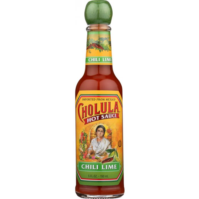 CHOLULA: Chili Lime Hot Sauce, 5 oz