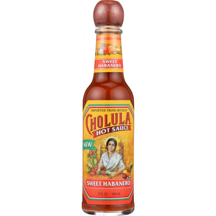 CHOLULA: Sweet Habanero Hot Sauce, 5 oz