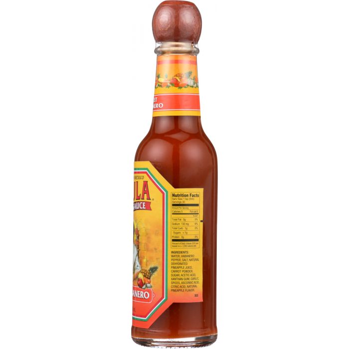 CHOLULA: Sweet Habanero Hot Sauce, 5 oz