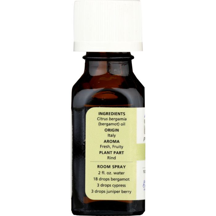 AURA CACIA: 100% Pure Essential Oil Bergamot, 0.5 Oz