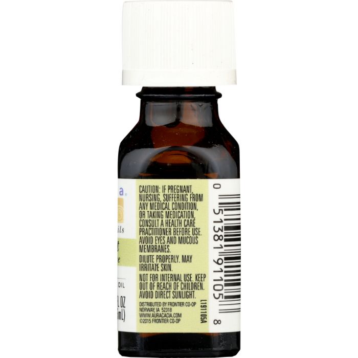 AURA CACIA: 100% Pure Essential Oil Bergamot, 0.5 Oz