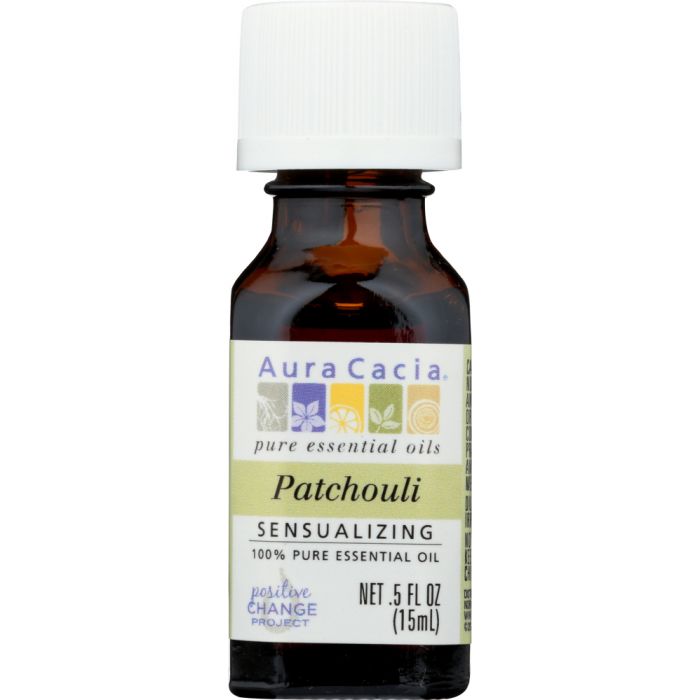 AURA CACIA: 100% Pure Essential Oil Patchouli, 0.5 Oz