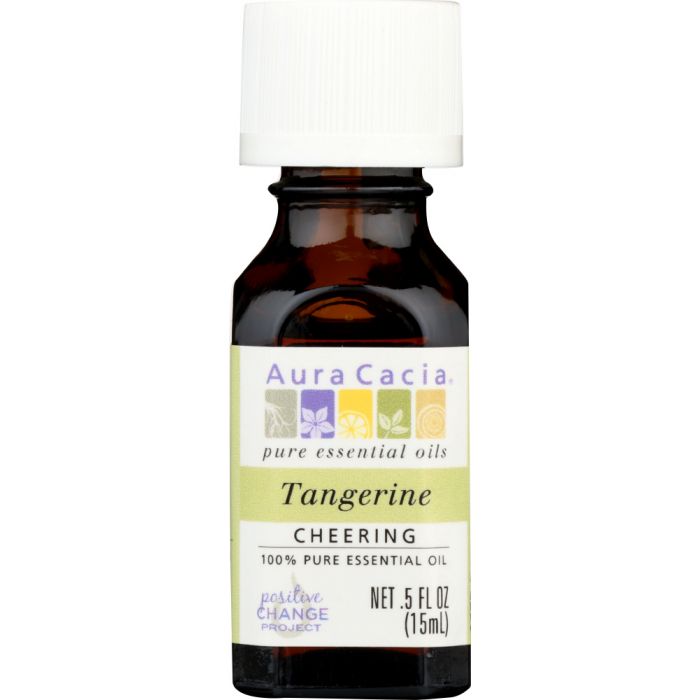 AURA CACIA: Essential Oil Tangerine, 0.5 oz