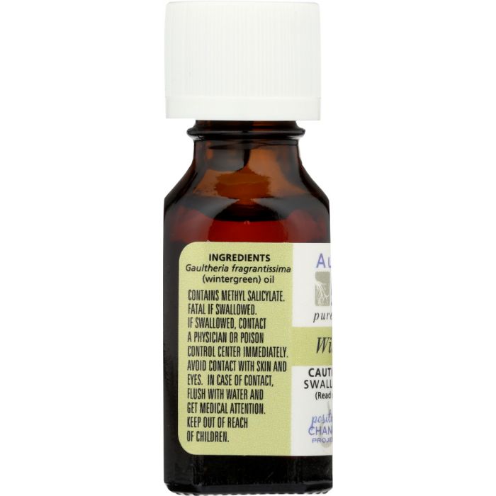 AURA CACIA: 100% Pure Essential Oil Wintergreen, 0.5 Oz