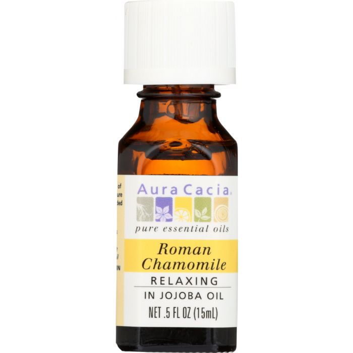 AURA CACIA:  Precious Essential Oil Roman Chamomile, 0.5 oz