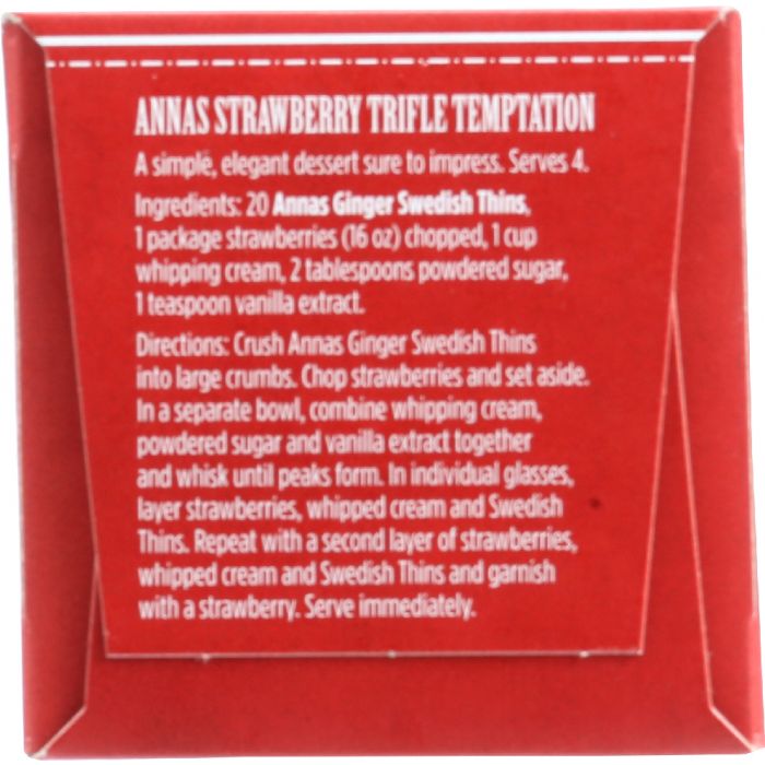 ANNAS: Ginger Swedish Thins, 5.25 oz