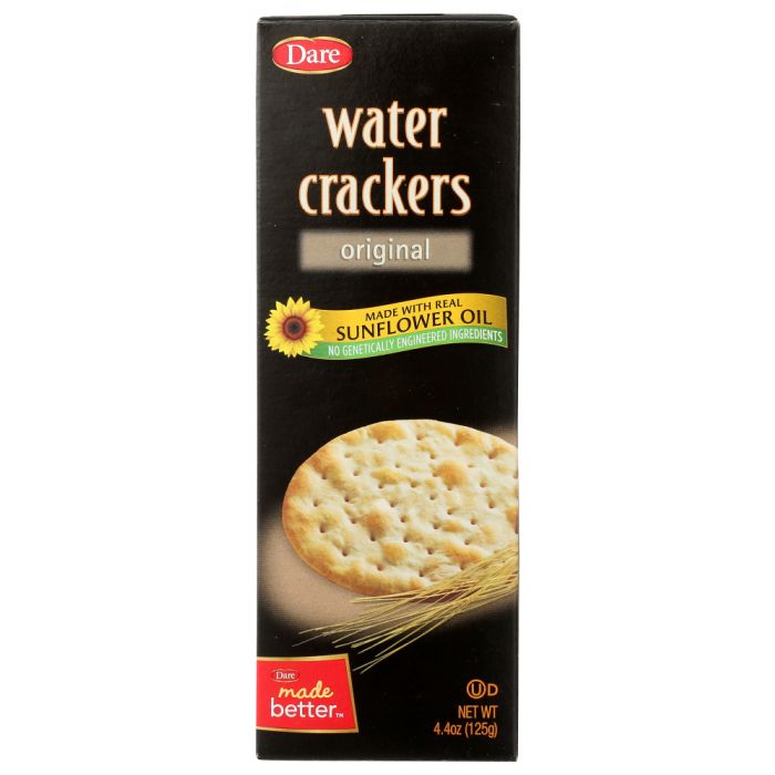 DARE: Water Crackers Original, 4.4 Oz