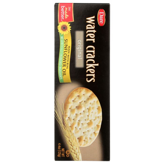 DARE: Water Crackers Original, 4.4 Oz