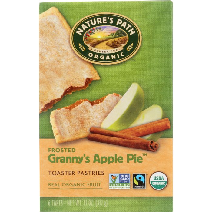 NATURE'S PATH: Organic Frosted Toaster Pastries Grannys Apple Pie, 11 oz