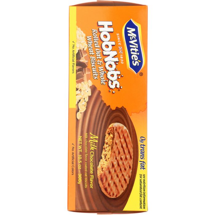 MCVITIES: Biscuits Hobnob Milk Chocolate, 10.5 oz