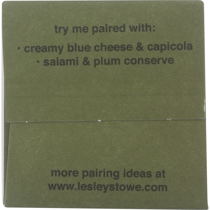 LESLEY STOWE: Rosemary Raisin Pecan Crisps, 5.3 oz