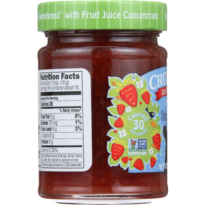 CROFTERS: Organic Strawberry Fruit Spread, 10 oz