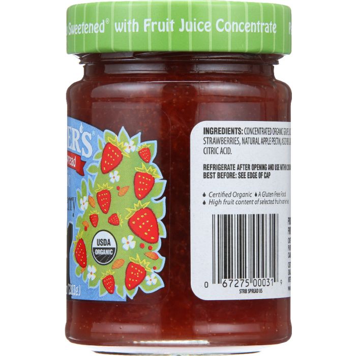 CROFTERS: Organic Strawberry Fruit Spread, 10 oz