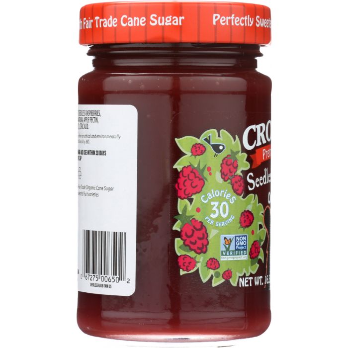 CROFTERS: Conserve Seedless Raspberry Organic, 16.5 oz