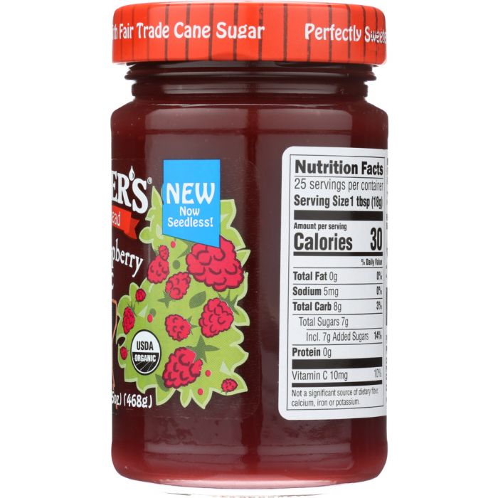 CROFTERS: Conserve Seedless Raspberry Organic, 16.5 oz