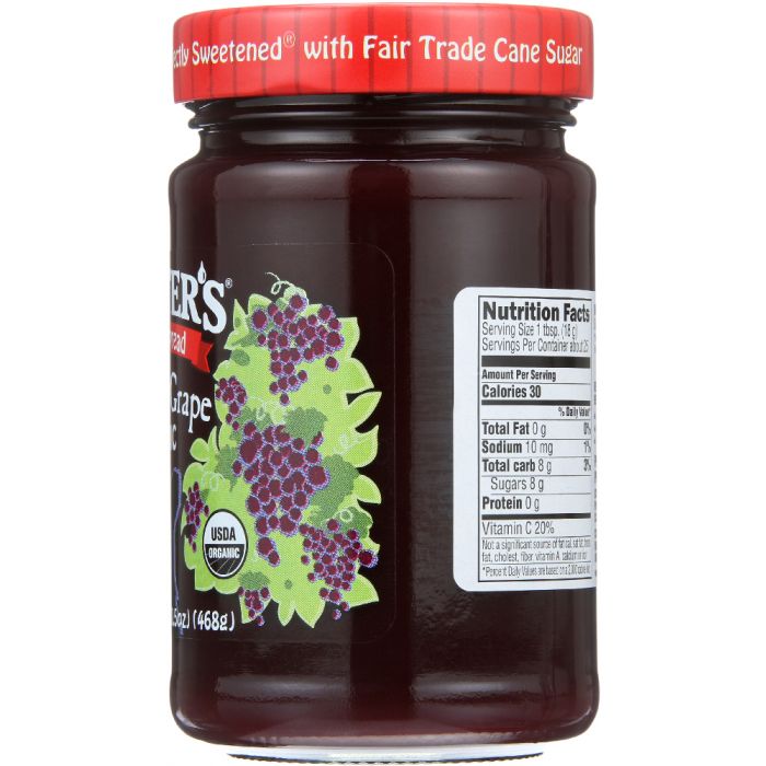 CROFTERS: Concord Grape Fruit Spread, 16.5 oz