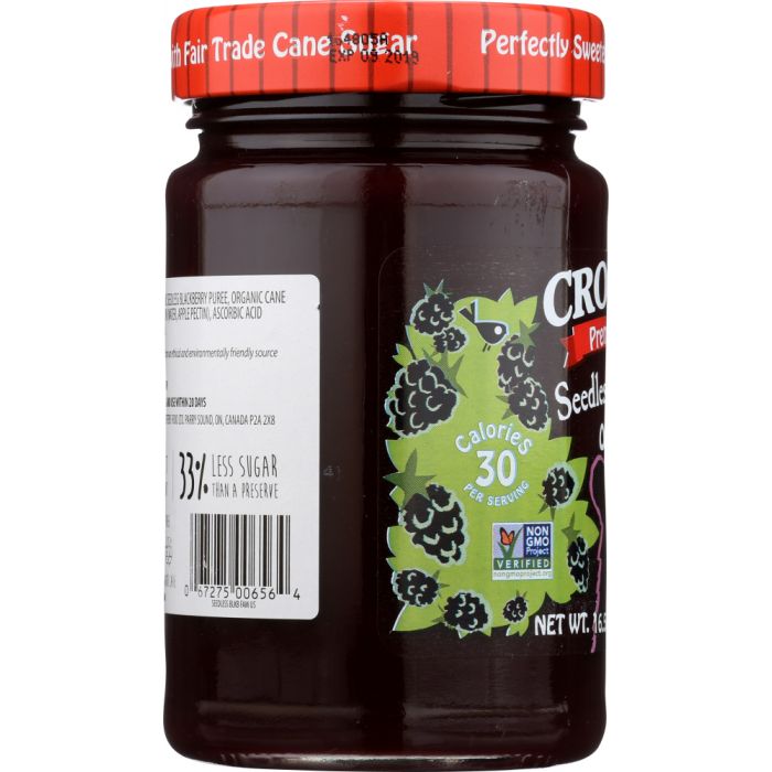 CROFTERS: Blackberry Seedless Fruit Spread, 16.5 oz