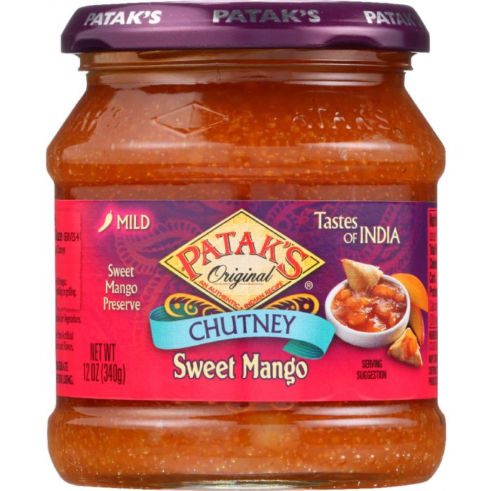 PATAK'S: Original Sweet Mango Chutney Mild, 12 Oz