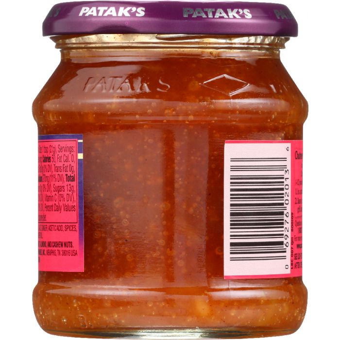 PATAK'S:  Major Grey Chutney Mango Preserve with Ginger, 12 oz