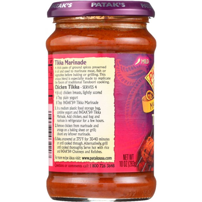 PATAKS: Paste Marinade Tikka Curry, 10 oz