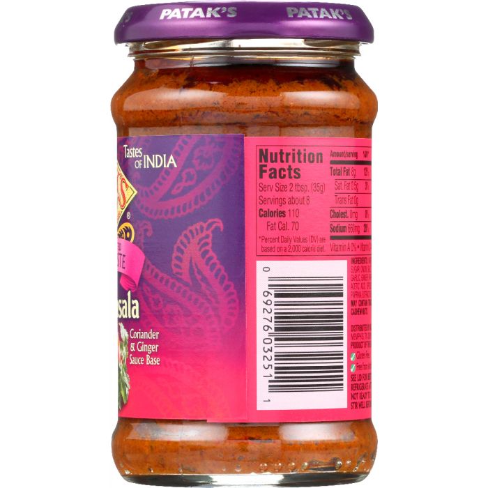 PATAKS: Paste Curry Tikka Masala, 10 oz