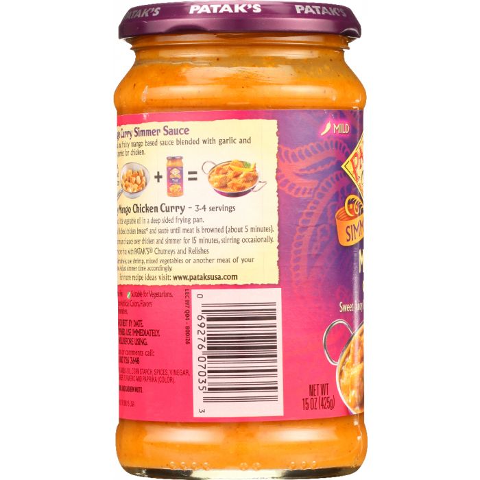 PATAKS: Sauce Mango Glass, 15 oz