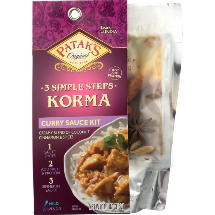 PATAKS: Korma 3 Step, 11 oz