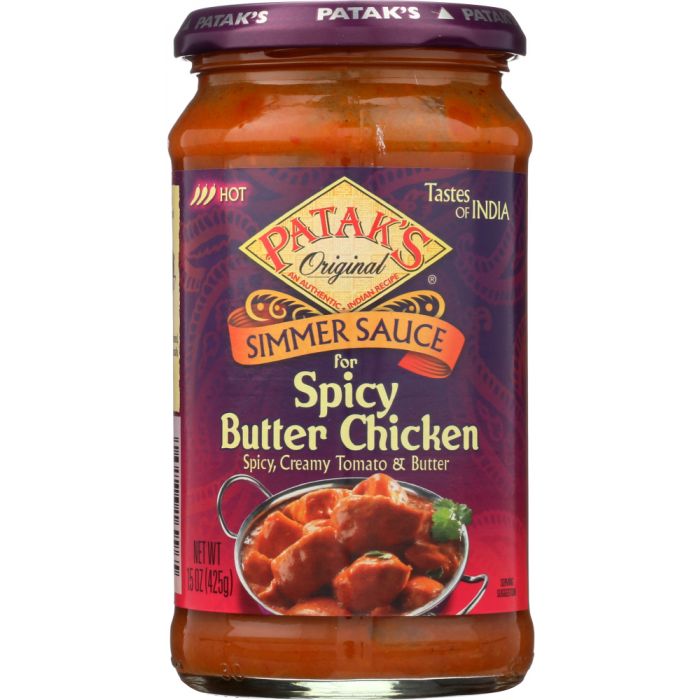 PATAKS: Sauce Spicy Butter Chicken, 15 oz