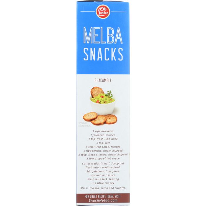 OLD LONDON: Melba Whole Grain Snack, 5.25 oz