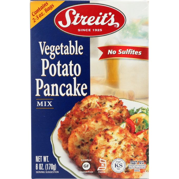 STREITS: Vegetable Potato Pancake Mix, 6 oz