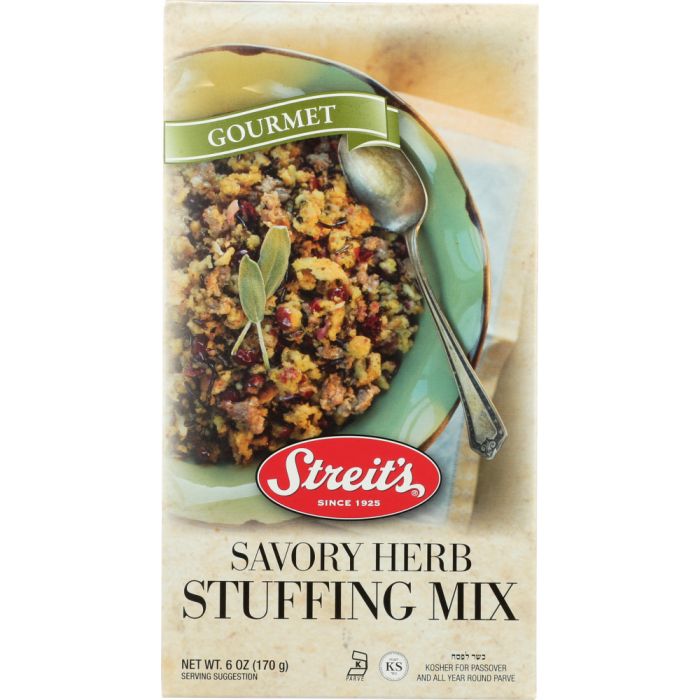 STREITS: Savory Herb Stuffing Mix, 6 oz