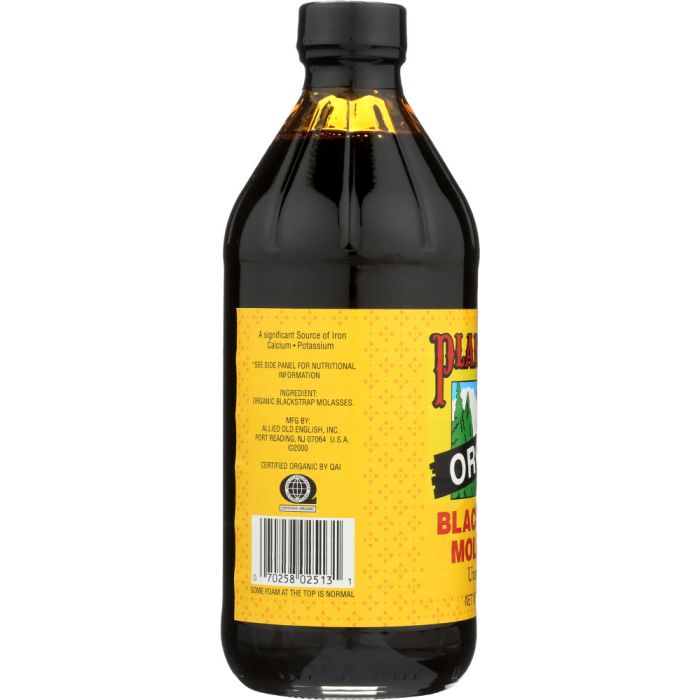 PLANTATION: Organic Blackstrap Molasses, 15 oz