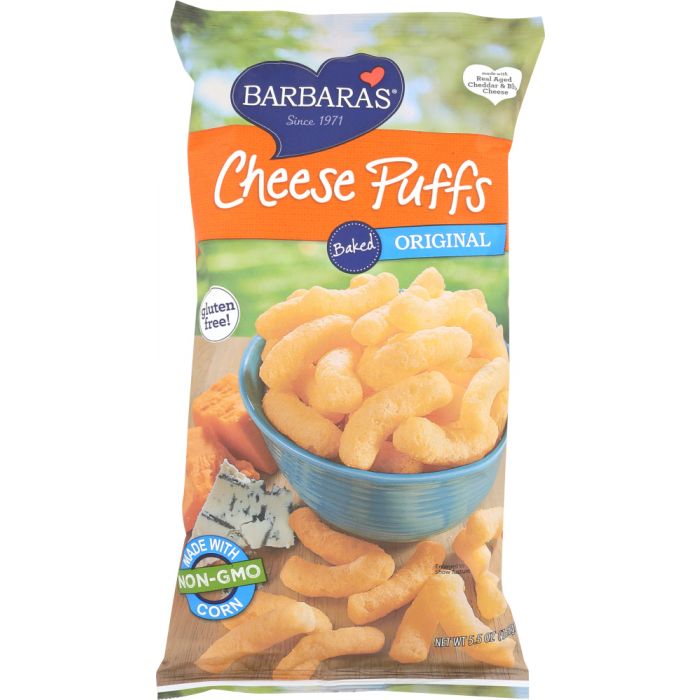 BARBARA'S BAKERY: Baked Cheese Puffs Original, 5.5 oz