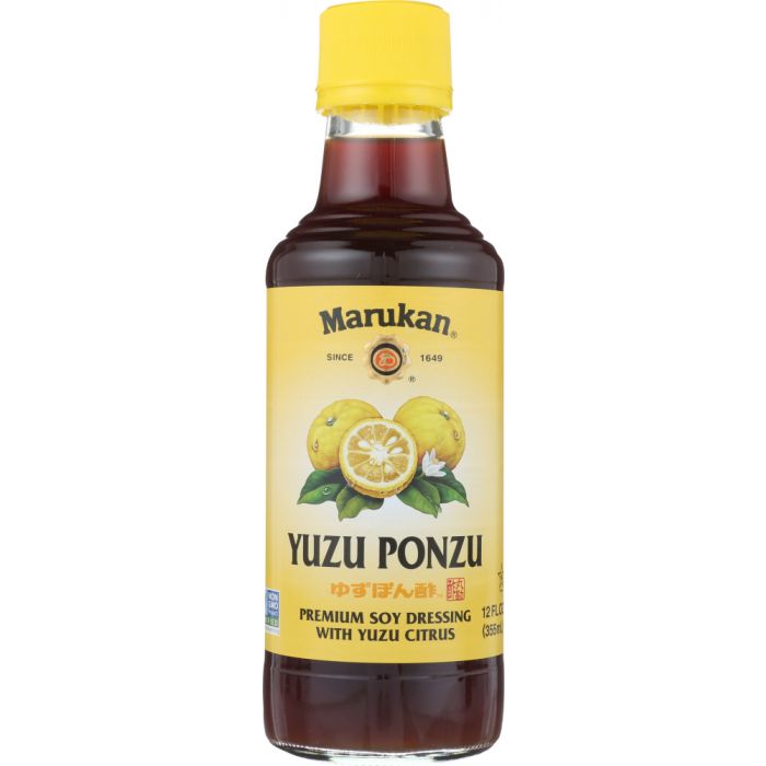 MARUKAN: Yuzu Ponzu Premium Soy  Dressing, 12 fo