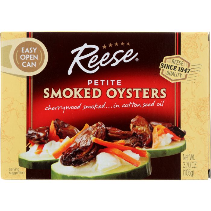 REESE: Smoked Oysters Petite, 3.7 oz