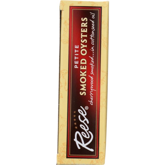 REESE: Smoked Oysters Petite, 3.7 oz